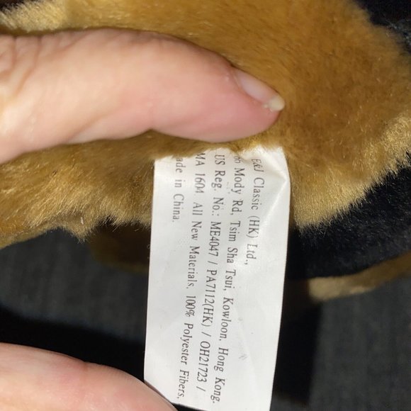 16.5” Realistic Rottweiler Puppy plush Stuffed Animal E&J Classic LTD - Picture 7 of 8